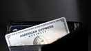 An American Express credit card arranged in New York, US, on Wednesday, Oct. 18, 2023. American Express Co. is scheduled to release earnings figures on October 20. Photographer: Angus Mordant/Bloomberg via Getty Images