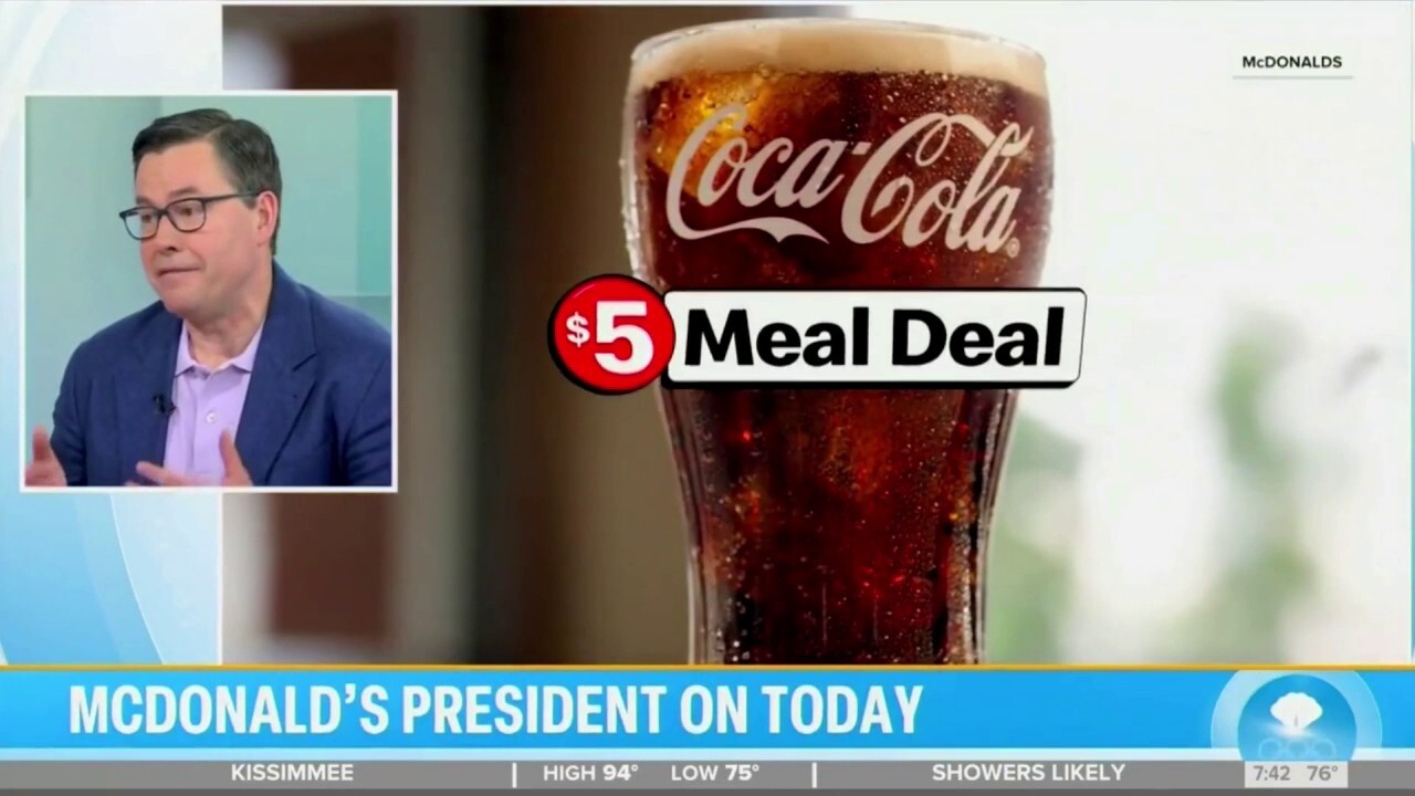 McDonald's U.S. President Joe Erlinger appeared Tuesday on the ‘Today’ show to discuss the company's $5 meal plan to help with rising fast food prices.