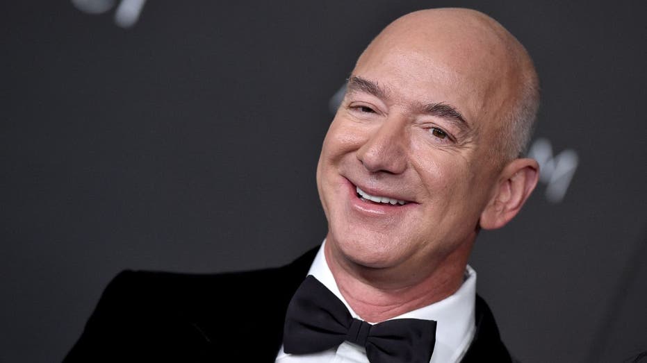 Bezos smiling