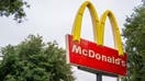 A McDonald&apos;s store sign is seen on October 30, 2023 in Austin, Texas. 