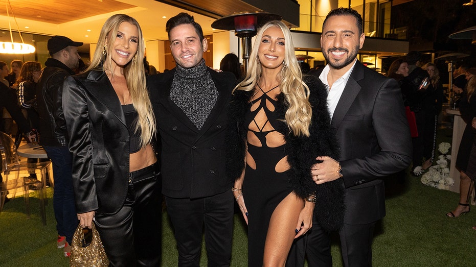 Tracy Tutor, Josh Flagg, Heather Altman and Josh Altman posing together