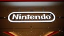 The logo of Japanese video game company Nintendo is displayed at the Nintendo Tokyo store, Japan Nov. 19, 2019.